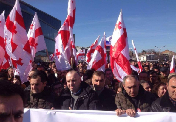 რუსთაველის გამზირზე დაანონსებულ აქციას ქუთაისიდანაც შეუერთდებიან