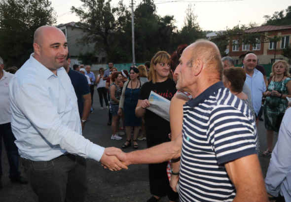 გიორგი ჭიღვარია: "მოსახლეობას  სჯერა, რომ  ჩვენ მათთვის მიცემულ სიტყვას შევასრულებთ"  (R)