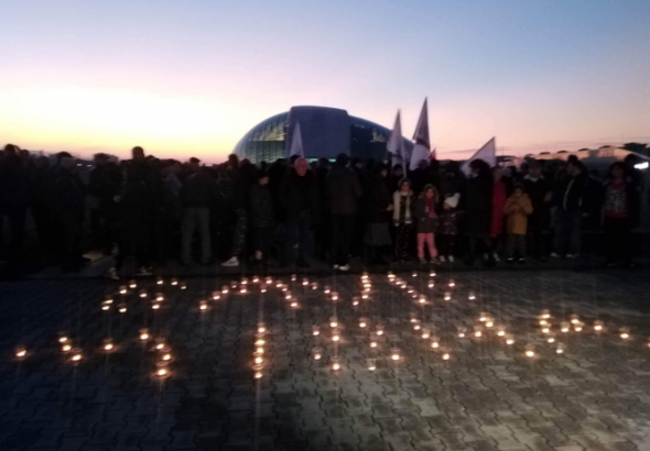 "მიშას სიცოცხლისთვის" - ქუთაისში, მიხეილ სააკაშვილის მხარდამჭერი აქცია გაიმართა