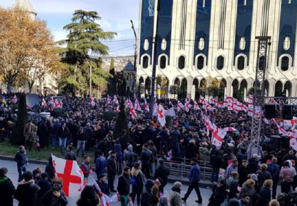 დღეს რუსთაველის გამზირზე ოპოზიციის აქცია გაიმართება