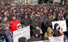 მაღაროელები, ზესტაფონის ფეროშენადნობთა ქარხნის მიმართულებით, ავტოკოლონებით მსვლელობას მოაწყობენ